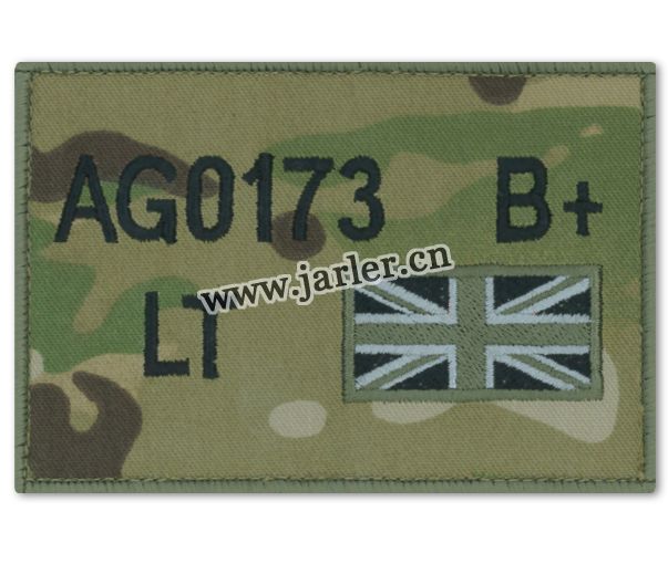 Military Embriodery patch-Velcro backing-Velcro patch-Mulitcam, 63A59