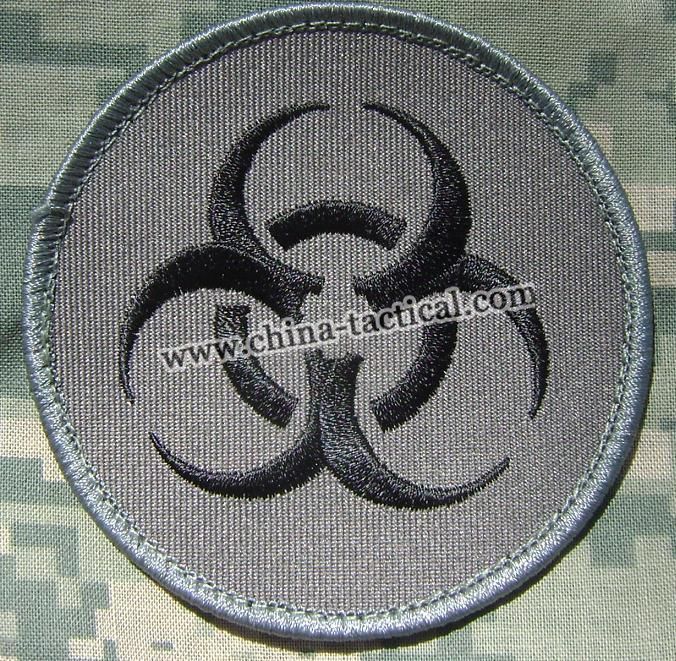 ZOMBIE HUNTER INFECTED OUTBREAK RESPONSE TEAM ARMY MILSPEC ACU DARK VELCRO PATCH-embroidery patches-velcro patches-Milspec-response, 63A97