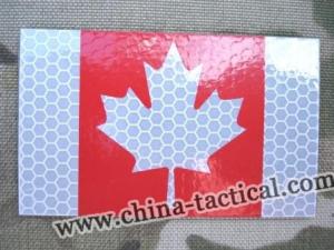 Canadian Flag with Reversed Colors