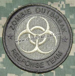 ZOMBIE HUNTER MILSPEC ACU VELCRO PATCH-ZOMBIE OUTBREAK RESPONSE TEAM - 2 MAGNETIC CAR SIGNS-embroidery patches-velcro patches-ZOMBIE HUNTER