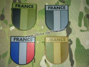 France flag patch-Franch Flag patches-PVC patches-PVC velcro patches-Velcro patches-VELCRO BACKING